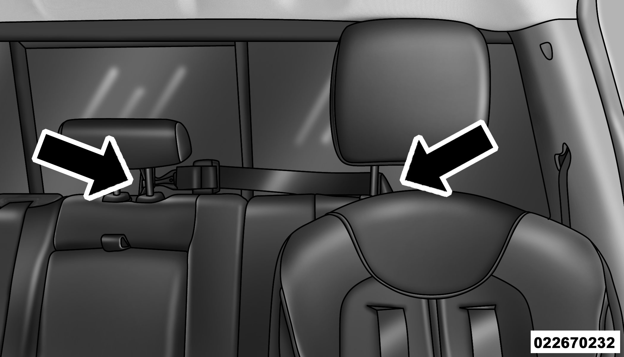 DODGE CHRYSLER Rear Seat Anchor Cover Set Of 3 NEW OEM MOPAR 